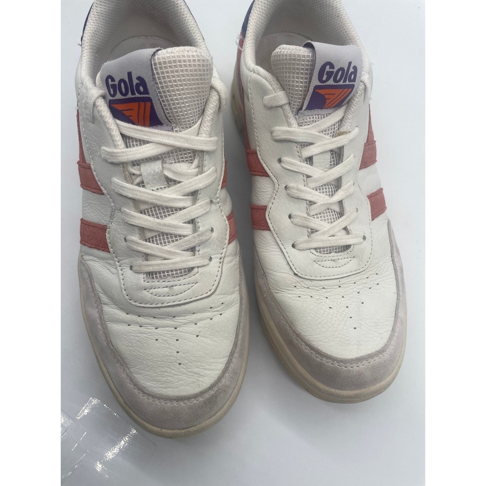 Gola Women's White Sneakers with Red and Blue Accents - Picture 6 of 10